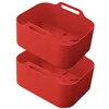 Image de Lot de 2 paniers de cuisson en silicone SILIPOT2 - Rouge