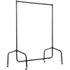 Image de HOMCOM Portant à Vêtements Roulettes 140 Kg 120 x 60 x 170 cm Acier Noir