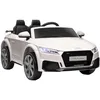 Image de HOMCOM Voiture Électrique Enfant Audi TT RS 12V 30W Télécommande 2,4G Blanc