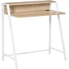 Image de HOMCOM Bureau Secrétaire Bureau Informatique 84L x 45l x 85H cm Chêne Blanc