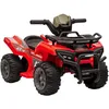 Image de HOMCOM Quad Buggy Voiture électrique Enfant Quad électrique 18-36 Mois 6 V 2 Km/h Max. Rouge