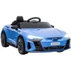 Image de HOMCOM Voiture électrique Enfant 12 V - véhicule électrique avec télécommande parentale fournie - V. Max. 5 Km/h - Effets sonores, Lumineux - Audi RS E-tron GT Bleu