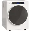 Image de HOMCOM Sèche linge à évacuation compact, sèche-linge électrique 1000 W 3 Kg avec 6 modes de séchage, cuve en acier inoxydable, charge frontale, minuterie, pour appartement, maison, camping-cars, blanc