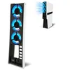 Image de Akuma Cyber W01   Ventilateur PS5 Pro avec 3 Ventilateurs, Refroidissement Automatique, 3 Modes Auto/Low/High, Jusqu’à 4300 RPM, Silencieux 35 DB, USB 3.0   Compatible PS5 Pro Digital & Disc