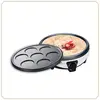 Image de LITTLE BALANCE 8212 Crêpière Happy Crêpes & Pancakes - Crêpière électrique 2 en 1 : Crêpes et Pancakes - 2 plaques amovibles, anti-adhésives - Thermostat réglable - 1000 W - Couleur Noir / Blanc