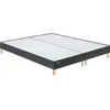 Image de BULTEX Vitality medium tissé gris fumé Duo 1820 (180x200) VITAL-M-1820D-GFU