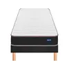 Image de BULTEX Vitality 1.1 80x200 + sommier gris fumé +pieds VITAL11-E-0820-GFU
