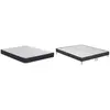 Image de BULTEX Vitality 1.1 160x200 + 2 sommiers gris fumé pieds VITAL11-E-1620-2-GFU
