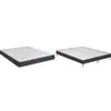 Image de BULTEX Vitality 2.1 180x200 + 2 sommiers gris fumé pieds VITAL21-E-1820-2-GFU