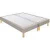 Image de EPEDA Bristol tissé taupe 1820 (180x200) BRISTOL-1820D-TAUP