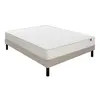 Image de EPEDA Voyage 80x200 + sommier taupe + pieds VOYA-E-0820-TAUP