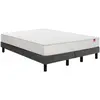 Image de EPEDA Voyage 180x200 + 2 sommiers gris pieds VOYA-E-1820-2-GRIS2