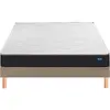 Image de BULTEX Vitality 1.1 120x200 + sommier moka +pieds VITAL11-E-1220-MOK
