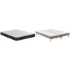 Image de BULTEX Vitality 1.1 160x200 + 2 sommiers moka +pieds VITAL11-E-1620-2-MOK