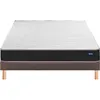 Image de BULTEX Vitality 1.1 140x190 + sommier marron +pieds VITAL11-E-1419-MAR