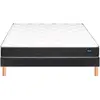 Image de BULTEX Vitality 2.1 160x190 + sommier gris foncé +pieds VITAL21-E-1619-GRF