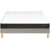 Image de BULTEX Vitality 2.1 140x190 + sommier grege +pieds VITAL21-E-1419-GRE
