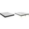 Image de BULTEX Vitality 2.1 160x200 + 2 sommiers grege +pieds VITAL21-E-1620-2-GRE
