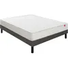 Image de EPEDA Voyage 80x200 + sommier gris fumé + pieds VOYA-E-0820-GFU