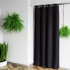 Image de Homemaison Rideau 100% Occultant Ignifugé M1 Polyester, Noir, 180x140 cm