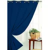 Image de Homemaison Rideau Occultant Non Feu M1, Polyester, Outremer, 260x140 cm
