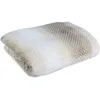Image de HOME DECO FACTORY - TX8018 - Plaid Nid d'abeille Beige XXL 150x200 cm - Textile d'intérieur - Jeté de Lit - Canapé - Décoration - Taille XXL - Couleur Beige