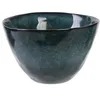 Image de HOME DECO FACTORY - KA3753, Bol en grès bleu, diamètre 14,5 cm, hauteur 9 cm, Conçu pour la décoration et le service, Conçu pour toutes les occasions, style moderne et Élégant