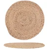 Image de HOME DECO FACTORY - KA4255, Set de Table Tressé en Jonc de Mer, Design Naturel et Tendance, Apporte Chaleur à votre Table, Dimensions : 38 cm, Couleur : Beige