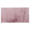 Image de HOME DECO FACTORY - TX9149 Tapis Rectangulaire Imitation Fourrure Poil Fin Ultra-Doux en Polyester - Conçu pour Intérieur Cocooning - Dimensions 60 x 110 cm - Couleur Rose