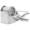 Image de COOK CONCEPT - KU6648, Râpe à Fromage Manuelle en INOX, Design Moderne et élégant, Facile à Utiliser et à Nettoyer, Dimensions compactes 20x6x8 cm, Couleur Argent