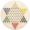 Image de MISTER GADGET - MG3415 Jeu de Dames Chinoises en Bois - Conçu pour 2 à 6 Joueurs - Couleurs Rouge, Jaune, Bleu, Noir, Vert, Blanc - Expérience de Jeu Fluide et Durable