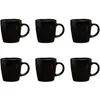 Image de HOME DECO FACTORY - KA0136 Bol Noir avec Liseré Doré, Convient pour Soupes, Salades et Desserts, Élégant pour Toutes Occasions, Diamètre 14 cm, Noir et Or