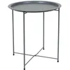 Image de HOME DECO FACTORY - HDO0051, Table Modèle Sienna Gris, Table d'Appoint, Mobilier, Mobilier d'Extérieur, Table d'Extérieur, 47x50x47 cm, à Monter, Gris