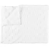 Image de HOME DECO FACTORY - TX0237, Plaid en Flanelle Damier Blanc et Beige, Conçu pour Le canapé ou Le lit, Doux et élégant, Facile à Entretenir, Dimensions 120x150 cm, Couleur Blanc et Beige