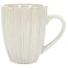 Image de HOME DECO FACTORY - KA0415 Mug 30cl - Design Raffiné avec Reliefs Subtils - Ergonomique et Polyvalent pour Toutes Boissons - Idéal Usage Quotidien - Beige