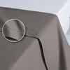 Image de Drap plat uni en percale de coton 70 fils - collection permanente gris foncé 240 x 300 cm