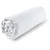 Image de Drap housse uni en polycoton - collection permanente blanc 140 x 190 cm