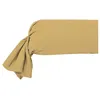 Image de Taie de traversin unie en coton 57 fils - collection permanente moutarde 43 x 140 cm