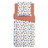 Image de Parure housse de couette enfant imprimé LOUSTIK multicolore 140 x 200 cm