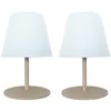 Image de Lumisky Set de 2 lampes de table LED sans fil TWINS Cream H16cm