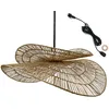 Image de Lumisky Suspension sur secteur pour l'extérieur SOLARA OUTDOOR CABLE en jute naturel style bohème 5m de longueur de câble