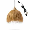 Image de Lumisky Suspension sur secteur pour l'extérieur MASAI OUTDOOR CABLE en herbe de rayung style bohème 5m de longueur de câble