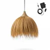 Image de Suspension solaire MASAI SOLAR en herbe de rayung avec câble hybride secteur et solaire 5m de longueur