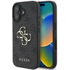 Image de Guess Coque 4G Metal Logo Backcover Apple iPhone 16 - Noir