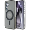 Image de Guess Coque MagSafe IML avec strass Samsung Galaxy S25 - Noir