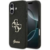 Image de Guess Coque 4G Metal Logo Glitter Apple iPhone 17 - Noir