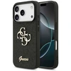 Image de Guess Coque 4G Metal Logo Glitter Apple iPhone 17 Pro - Noir