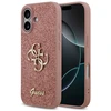 Image de Guess Coque 4G Metal Logo Glitter Apple iPhone 17 - Rose