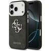 Image de Guess Coque 4G Metal Logo Backcover Apple iPhone 17 Pro Max - Silver Edge - Black