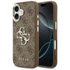 Image de Guess Coque 4G Metal Logo Backcover Apple iPhone 17 - Silver Edge - Brown
